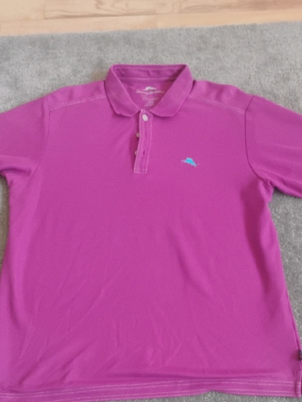 Tommy Bahama Purple Short Sleeve Polo.  Men's Medium.  Excellent Condition.